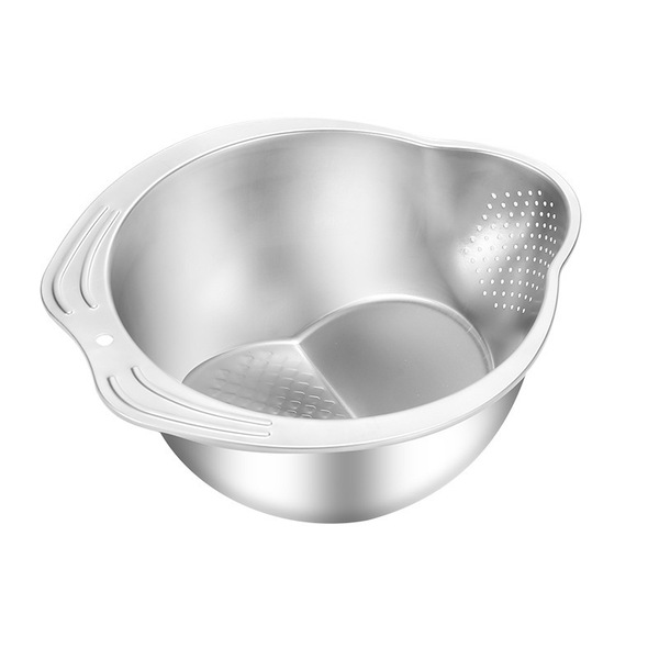 3-in-1 Stainless Steel Strainer & Bowl Set